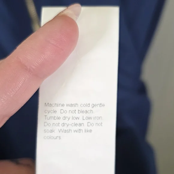 Wenrine Navy Blue Summer Smocked Dress Size XL - Picture 12 of 12